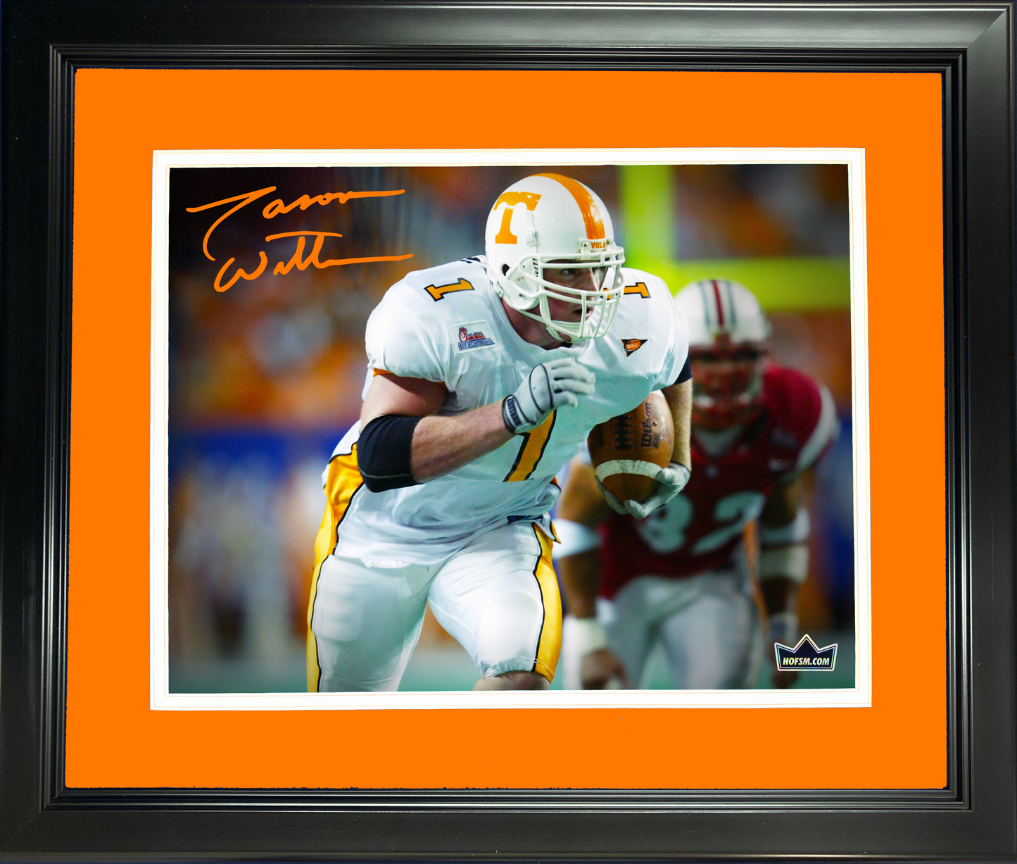 Framed Jason Witten Facsimile Laser Engraved Signature Auto Tennessee Volunteers 11"x14" College Football Photo HOFSM Holo