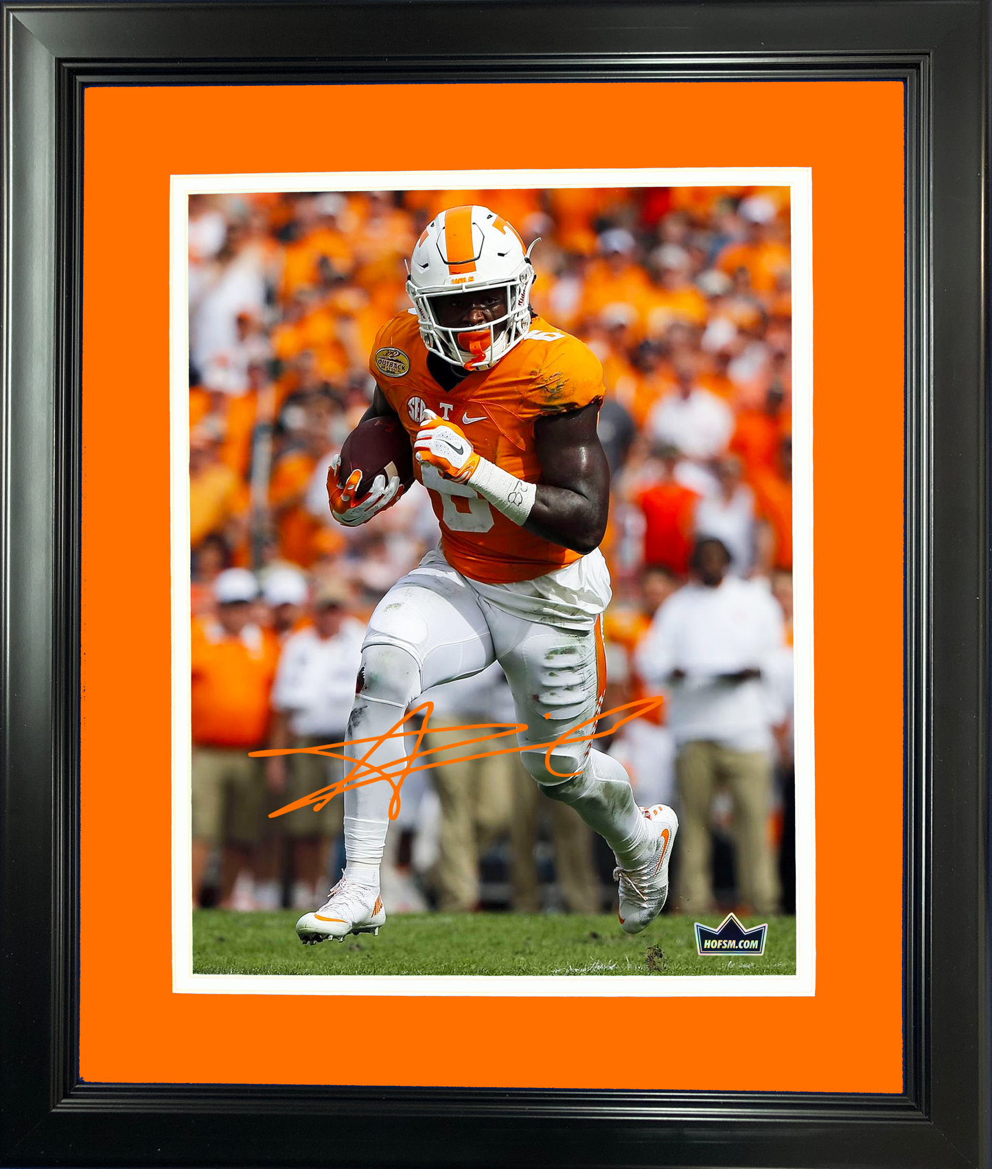 Framed Alvin Kamara Facsimile Laser Engraved Signature Auto Tennessee Volunteers 11"x14"College Football Photo HOFSM Holo