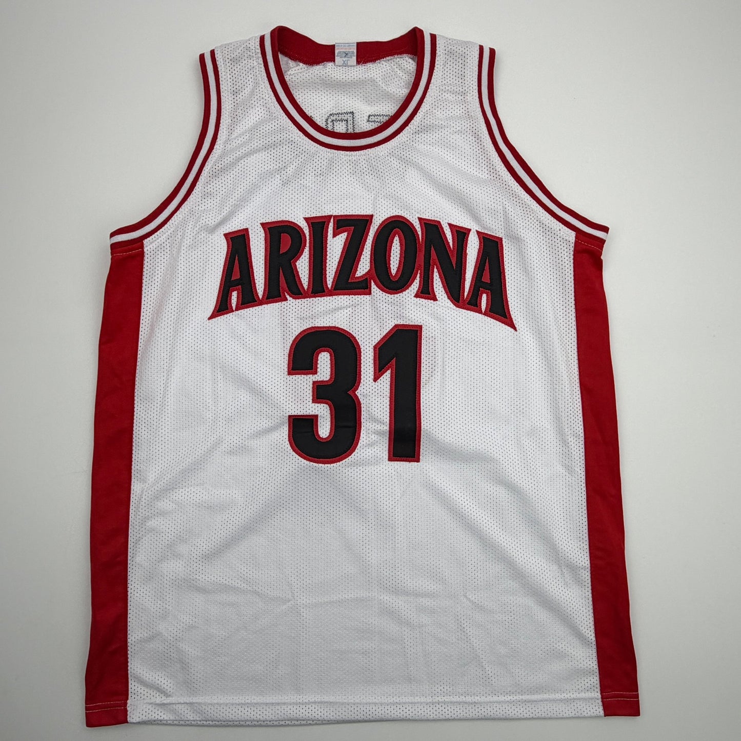 Autographed/Signed Jason Terry Arizona White College Basketball Jersey JSA COA