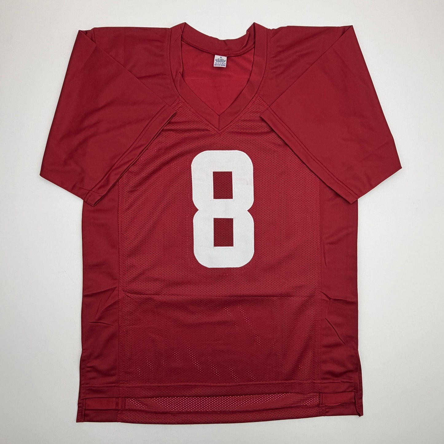 Autographed/Signed John Metchie III Alabama Red College Football Jersey JSA COA