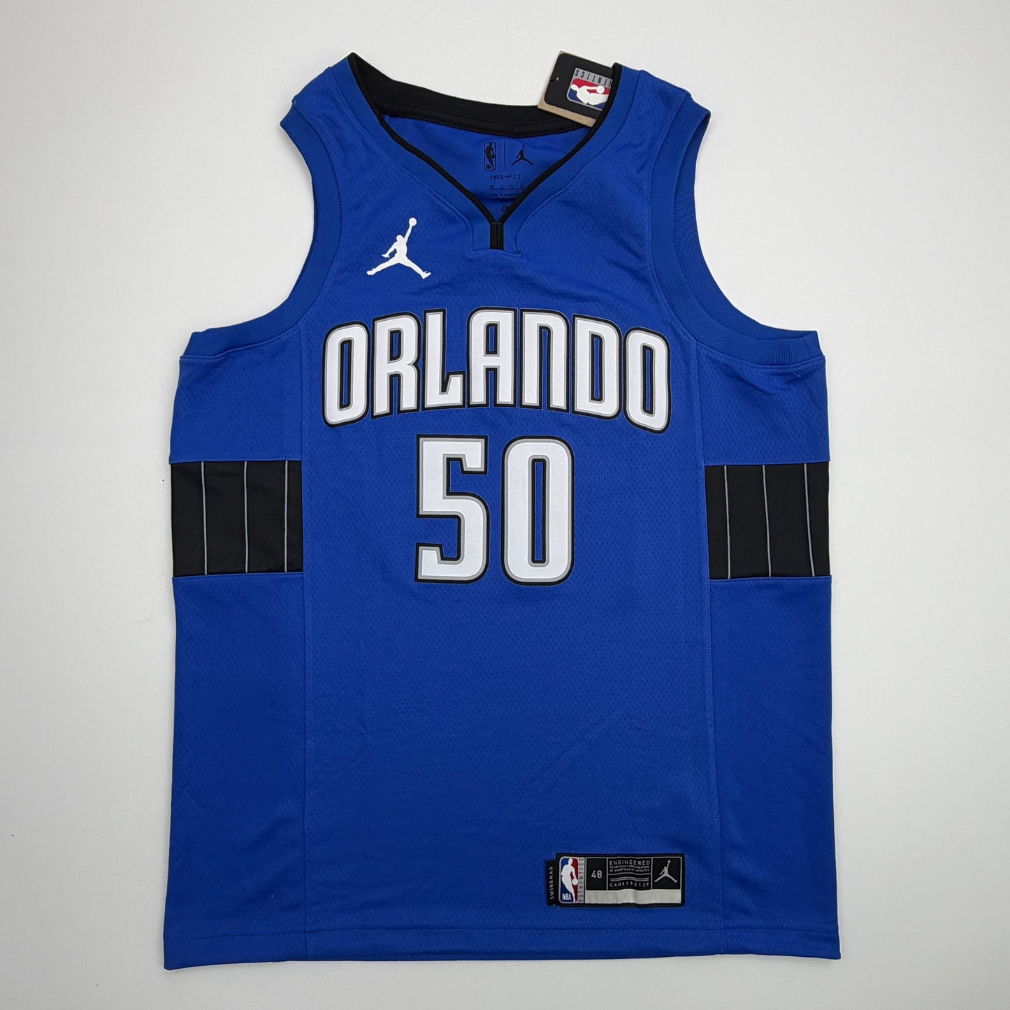 Autographed/Signed Cole Anthony Orlando Magic Blue Authentic Basketball Jersey Fanatics COA