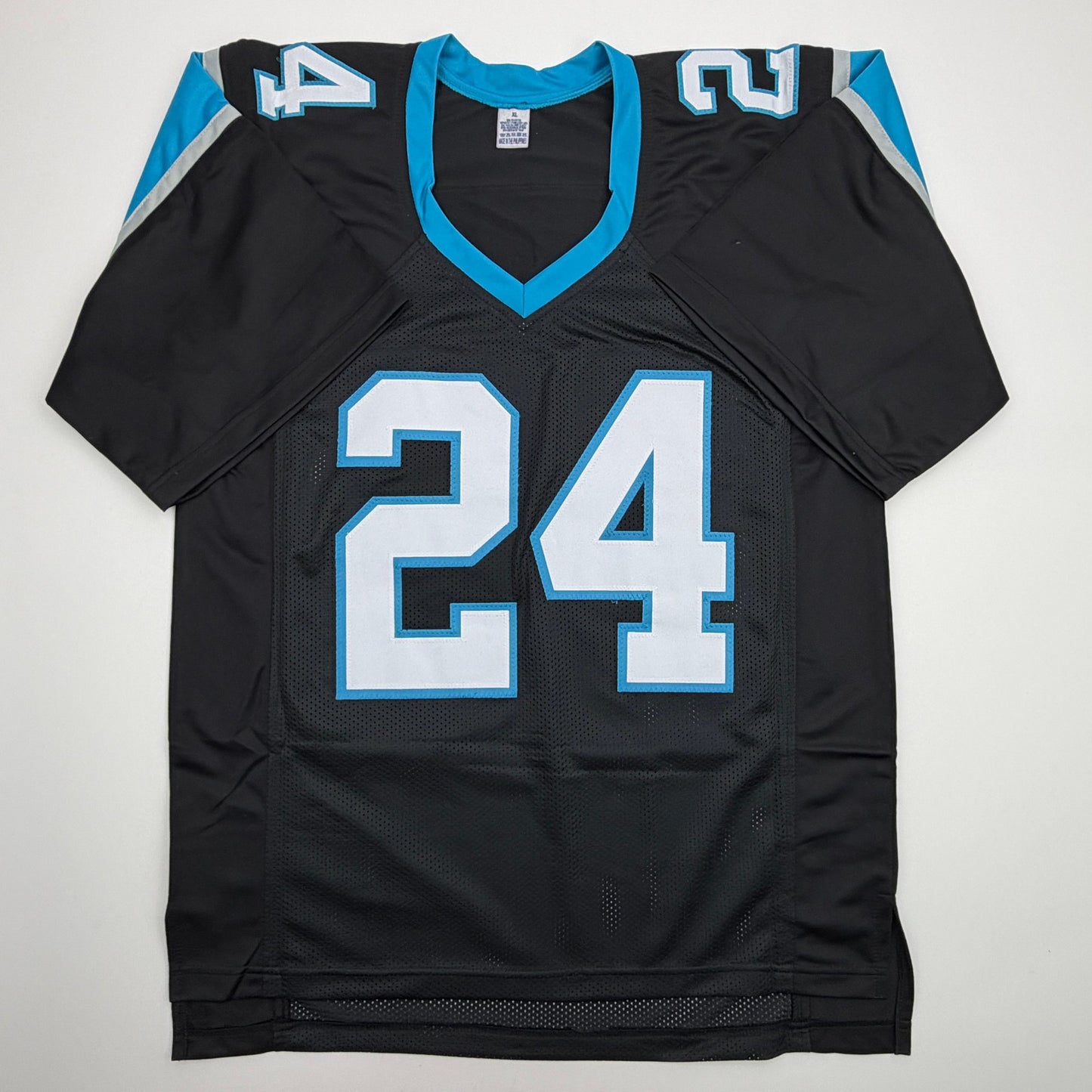 Autographed/Signed Josh Norman Carolina Black Football Jersey JSA COA