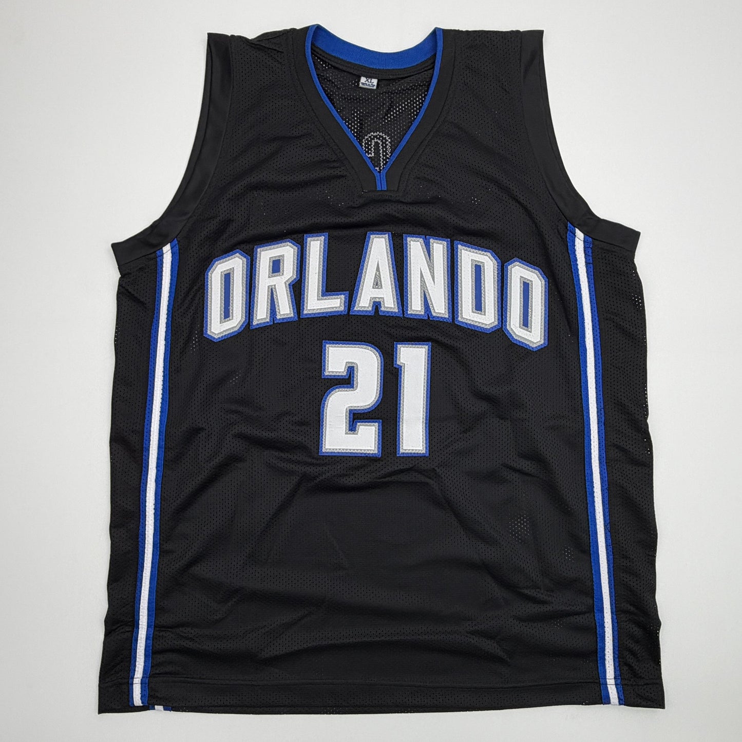 Autographed/Signed Moritz Moe Wagner Orlando Black Basketball Jersey Pristine PA COA