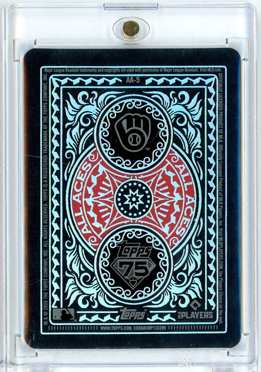2025 Topps Jacob Misiorowski #AA5 All Aces Case Hit Rookie RC Baseball Card