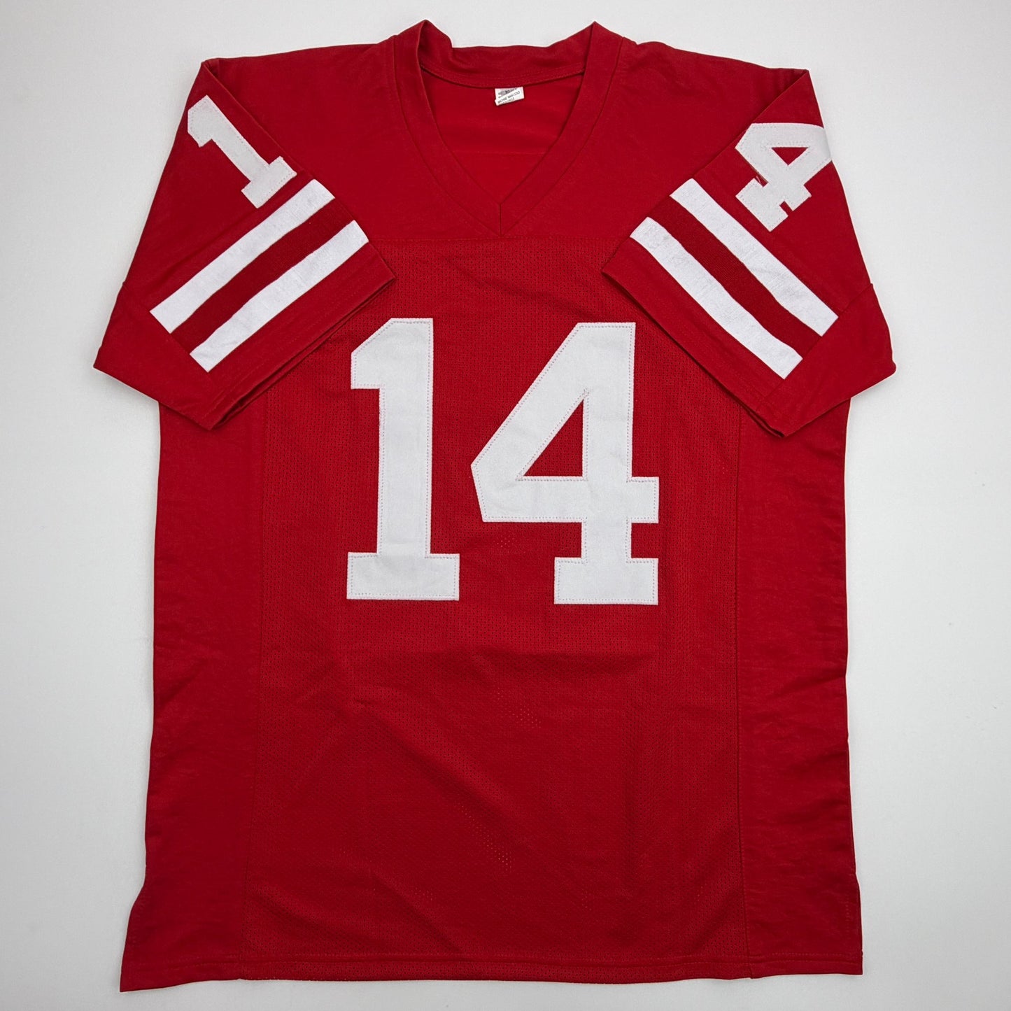 Autographed/Signed Jerry Tagge Nebraska Red College Football Jersey PSA/DNA COA