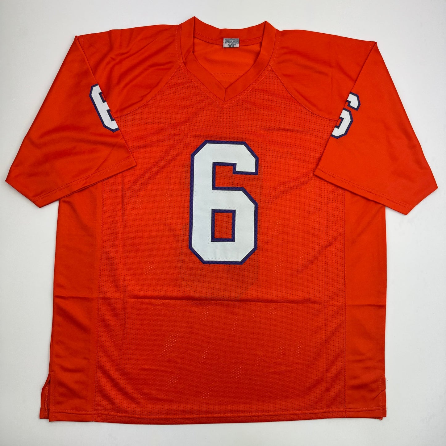 Autographed/Signed DeAndre Hopkins Clemson Orange College Football Jersey JSA COA