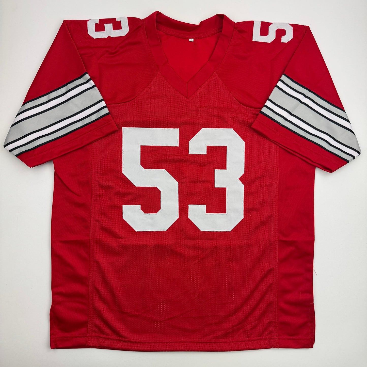 Autographed/Signed Randy Gradishar Ohio State Red College Football Jersey JSA COA