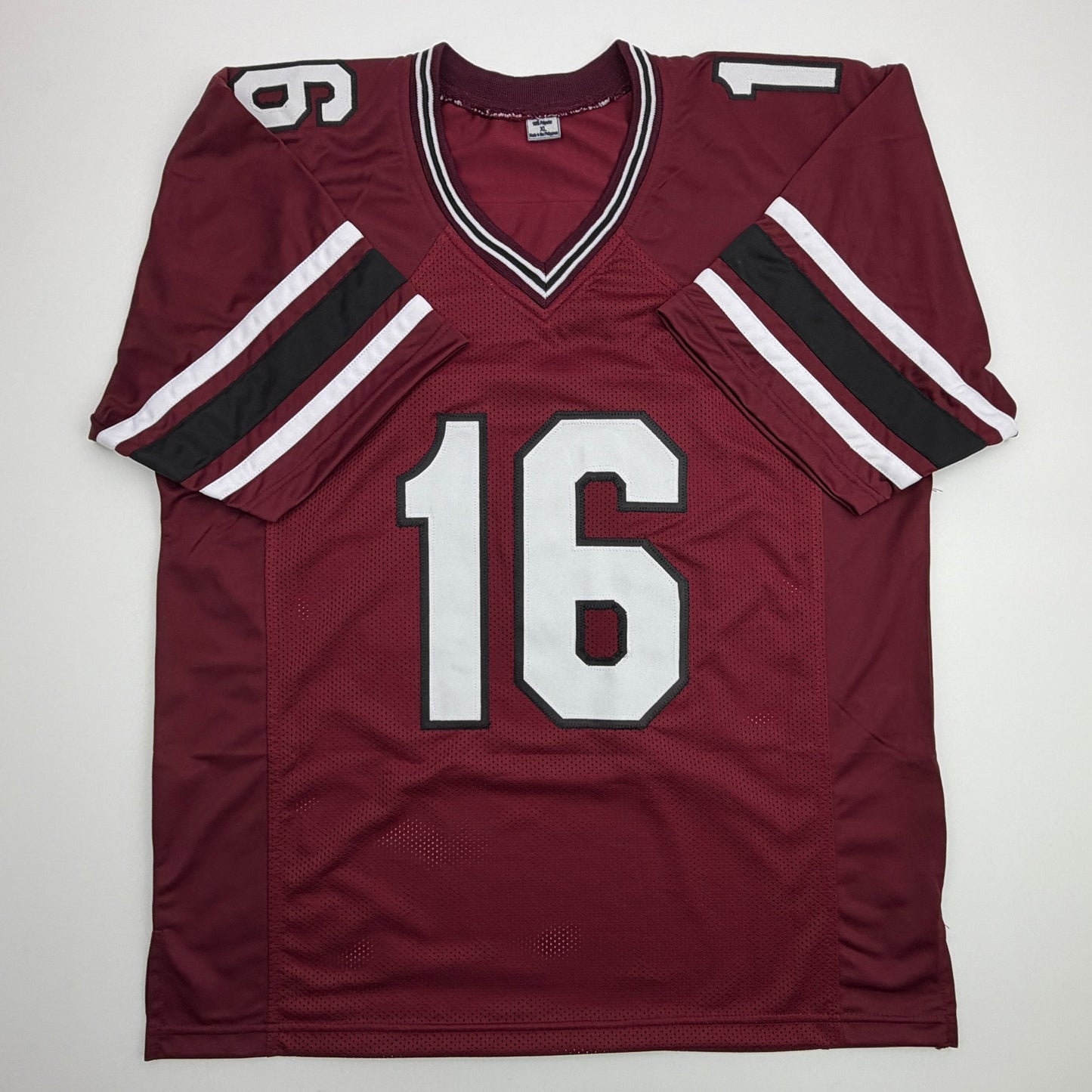 Autographed/Signed LaNorris Sellers South Carolina Maroon College Football Jersey JSA COA