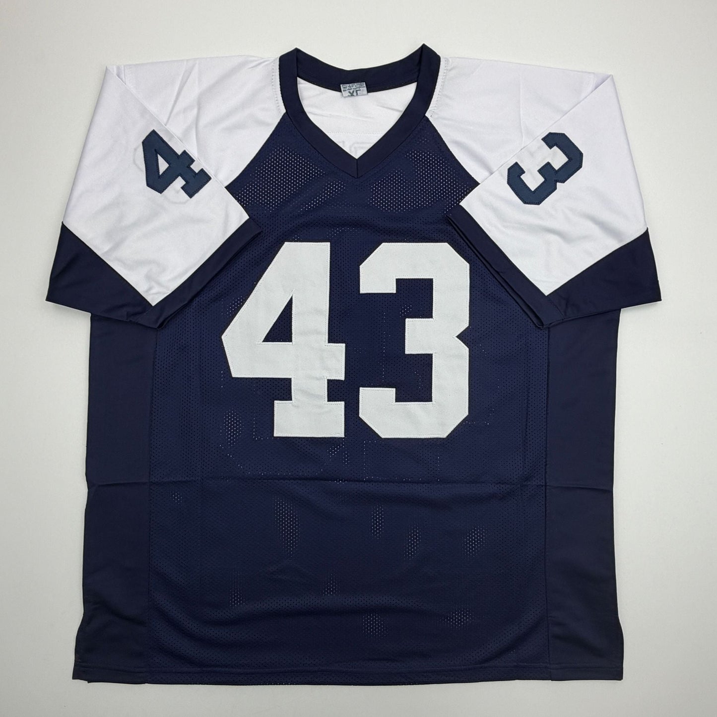 Autographed/Signed Cliff Harris Dallas Thanksgiving Day Football Jersey PSA/DNA COA