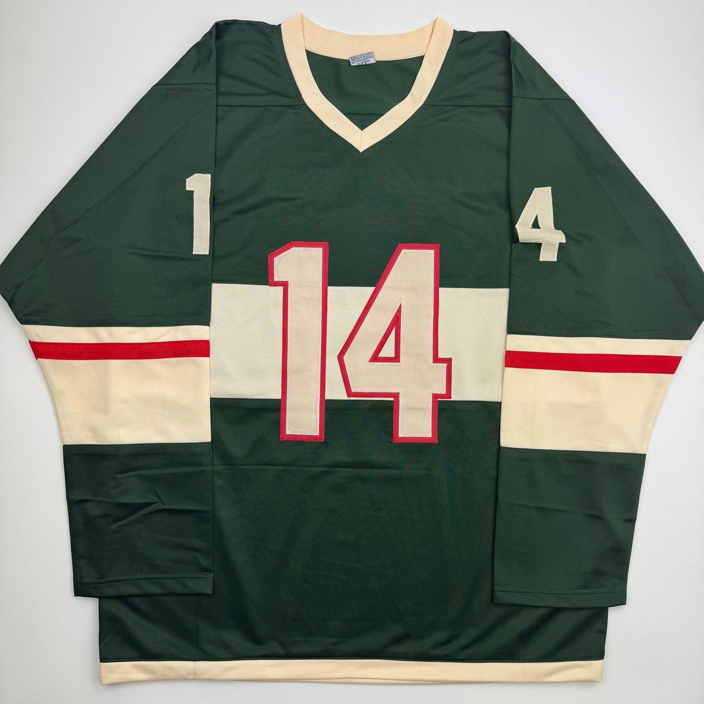 Autographed/Signed Joel Eriksson Ek Minnesota Green Hockey Jersey Beckett BAS COA