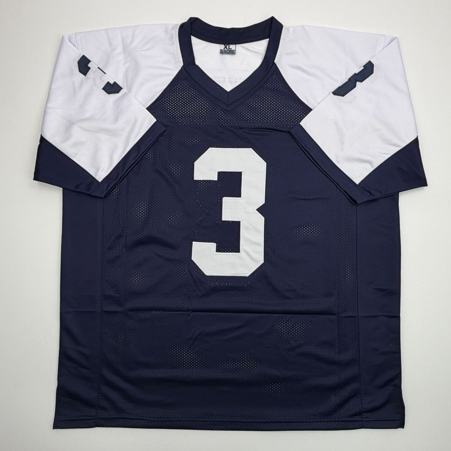 Autographed/Signed George Pickens Dallas Thanksgiving Day Football Jersey JSA COA