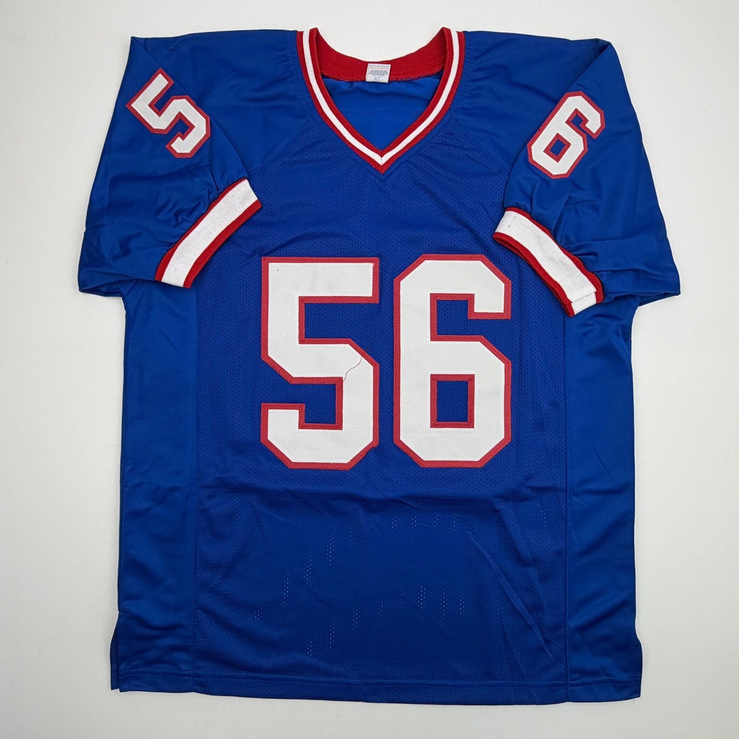 Autographed/Signed Darryl Talley Buffalo Blue Football Jersey JSA COA