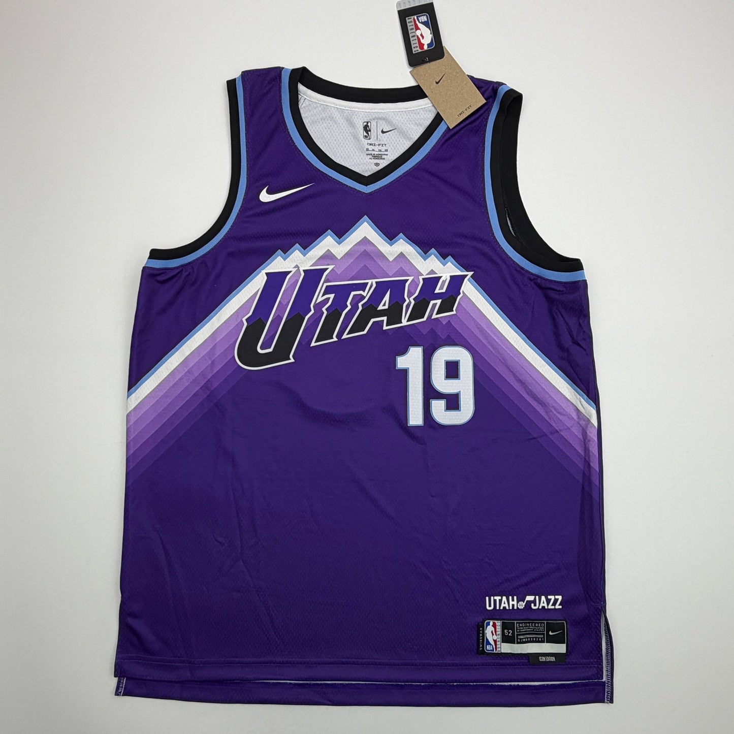 Autographed/Signed Ace Bailey Utah Jazz Purple Authentic Basketball Jersey Fanatics COA