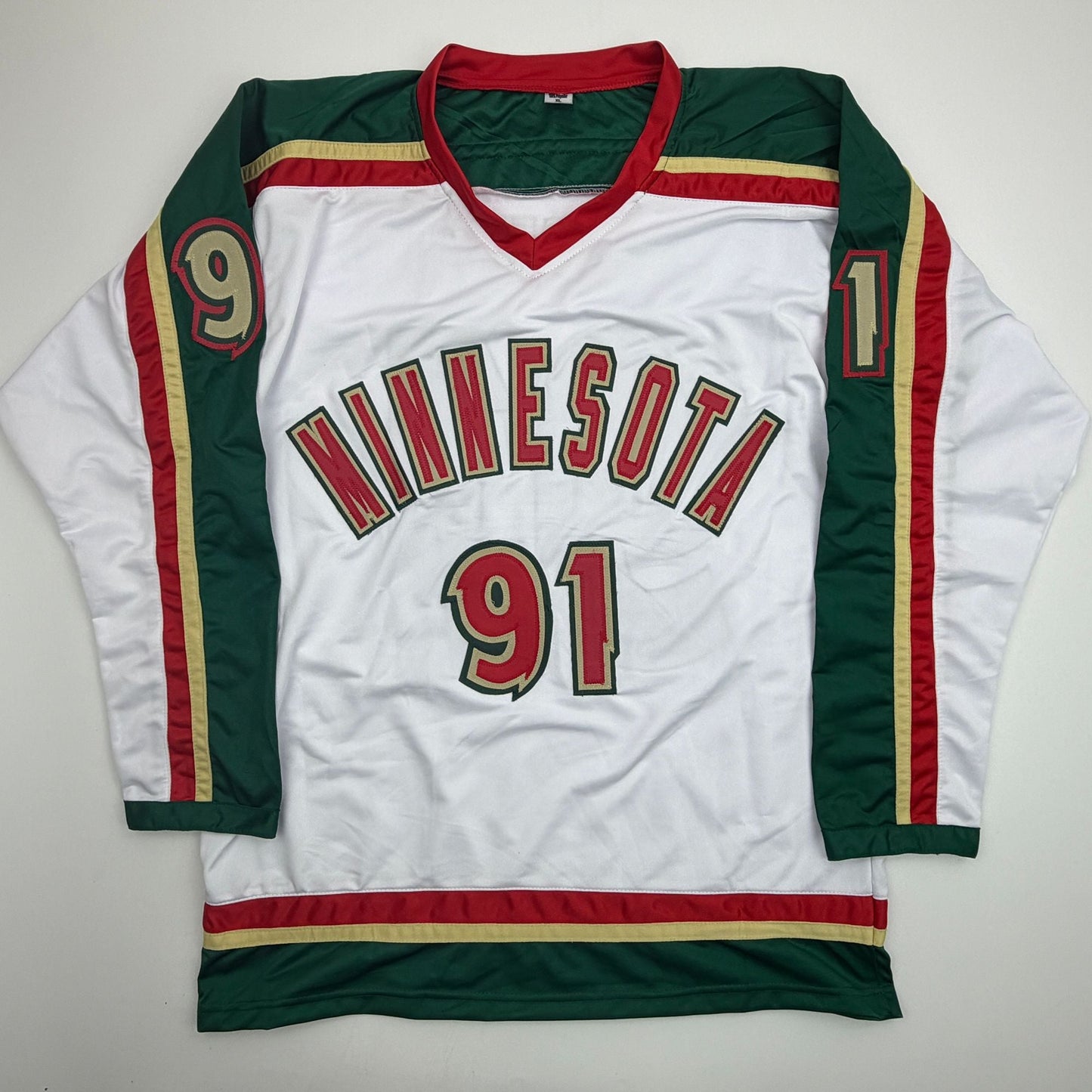 Autographed/Signed Vladimir Tarasenko Minnesota White 25th Anniversary Hockey Jersey Beckett BAS COA