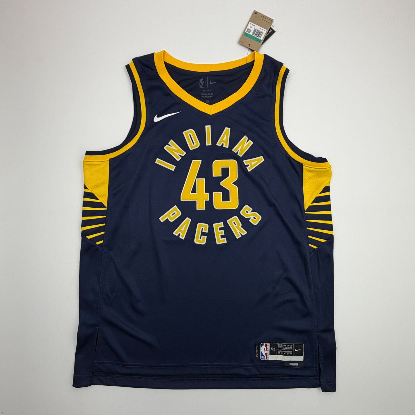 Autographed/Signed Pascal Siakam Indiana Pacers Blue Authentic Basketball Jersey Fanatics COA