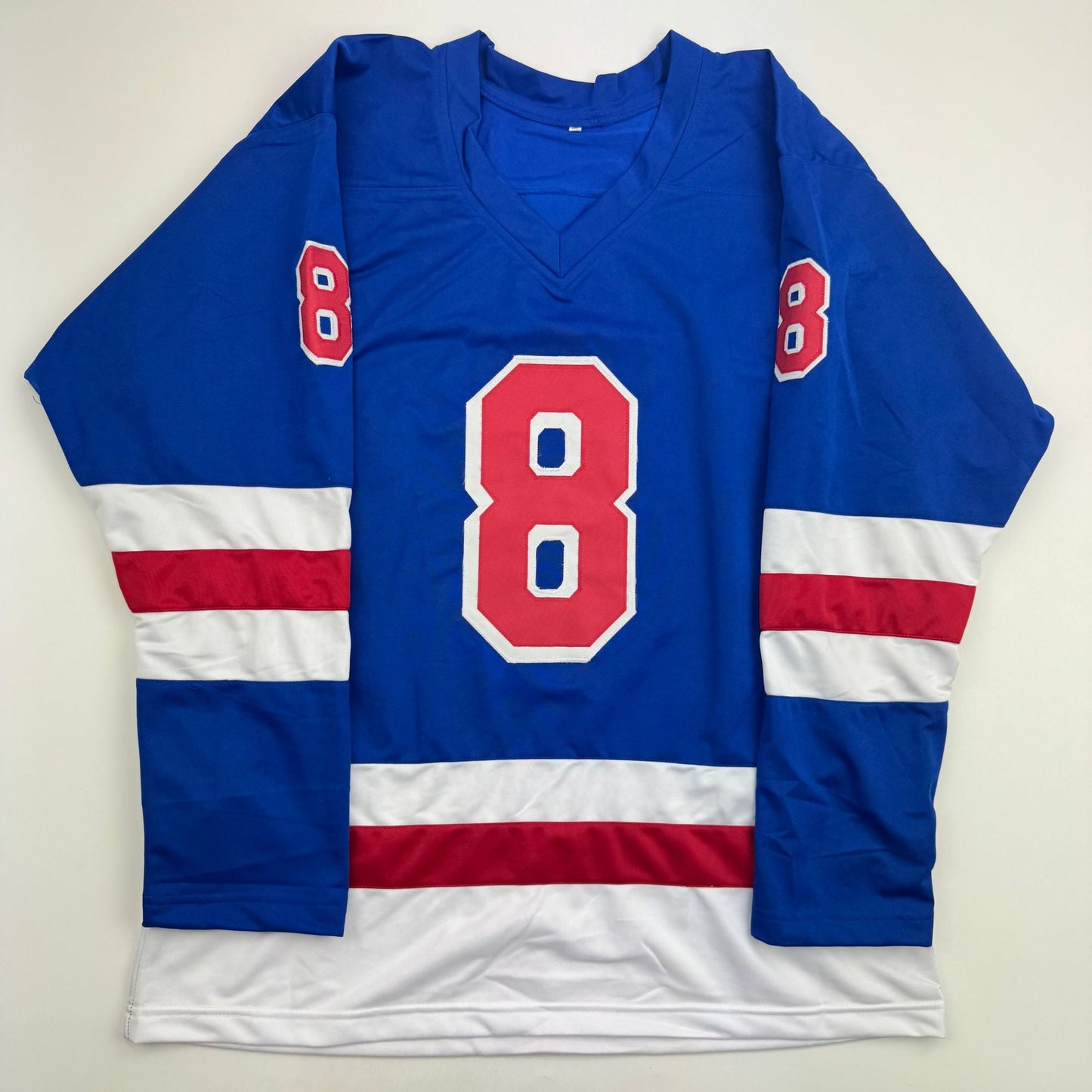 Autographed/Signed JT J.T. Miller New York Rangers Blue Hockey Jersey Beckett BAS COA