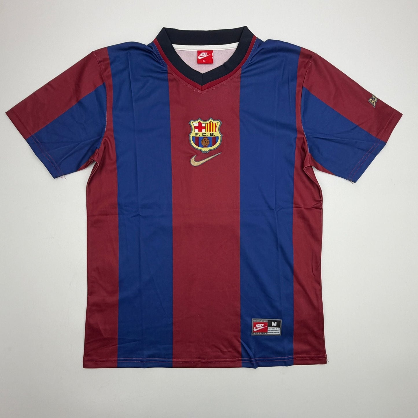 Autographed/Signed Rivaldo Ferreira FC Barcelona Maroon Soccer Jersey Beckett BAS COA