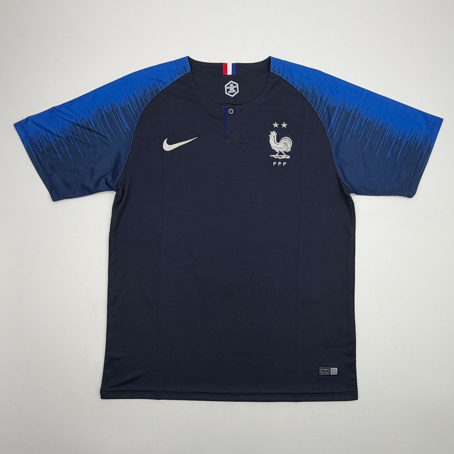 Autographed/Signed Paul Pogba France Blue Soccer Futbol Jersey Beckett BAS COA