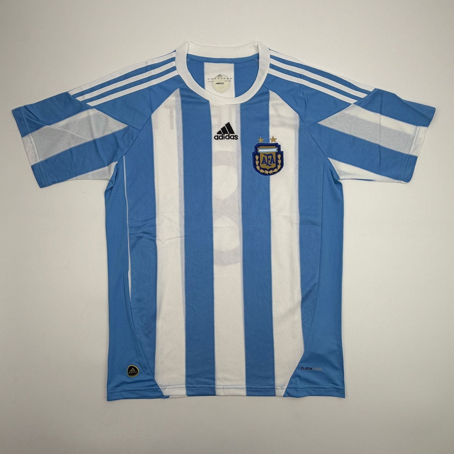 Autographed/Signed Javier Zanetti Argentina Blue/White Soccer World Cup Jersey Beckett BAS COA