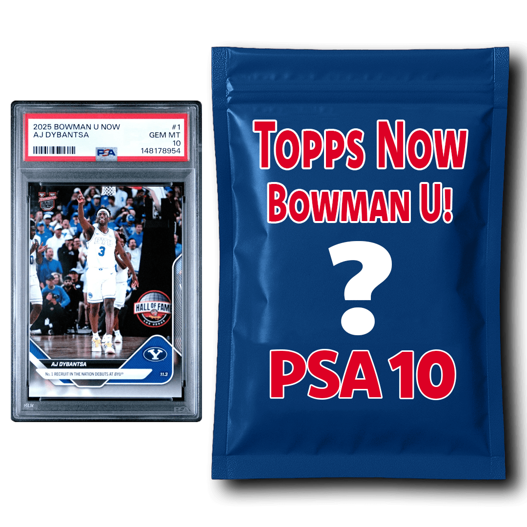 Random NCAA Topps Bowman U Now PSA 10 College Basketball Graded Card Mystery Pack
