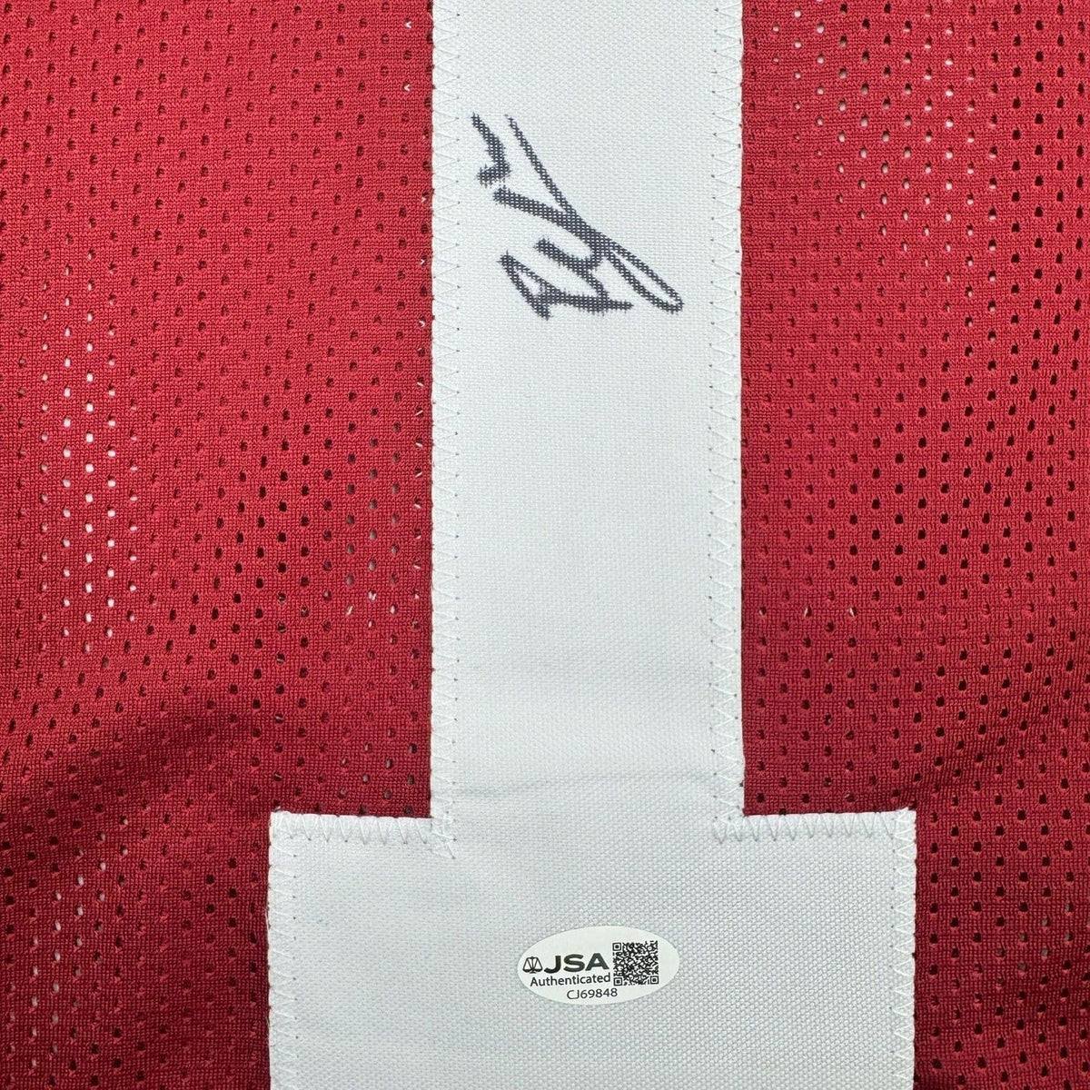 Framed Autographed/Signed Ryan Coleman-Williams 35x39 Alabama Red College Football Jersey JSA COA