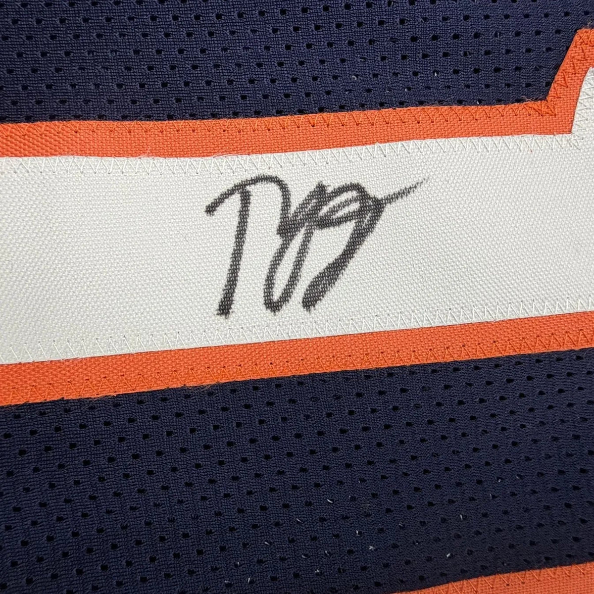 Framed Autographed/Signed Ty Jerome 35x39 Virginia Blue College Basketball Jersey Beckett BAS COA
