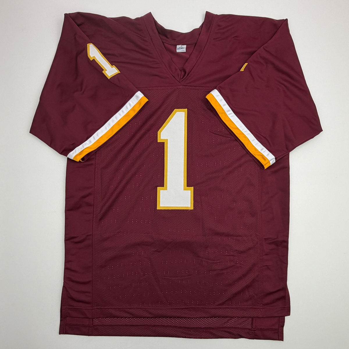Autographed/Signed Rachaad White Washington Maroon Football Jersey Beckett BAS COA