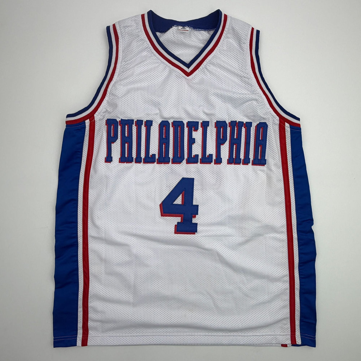 Autographed/Signed Andre Iguodala Philadelphia White Basketball Jersey Beckett BAS COA