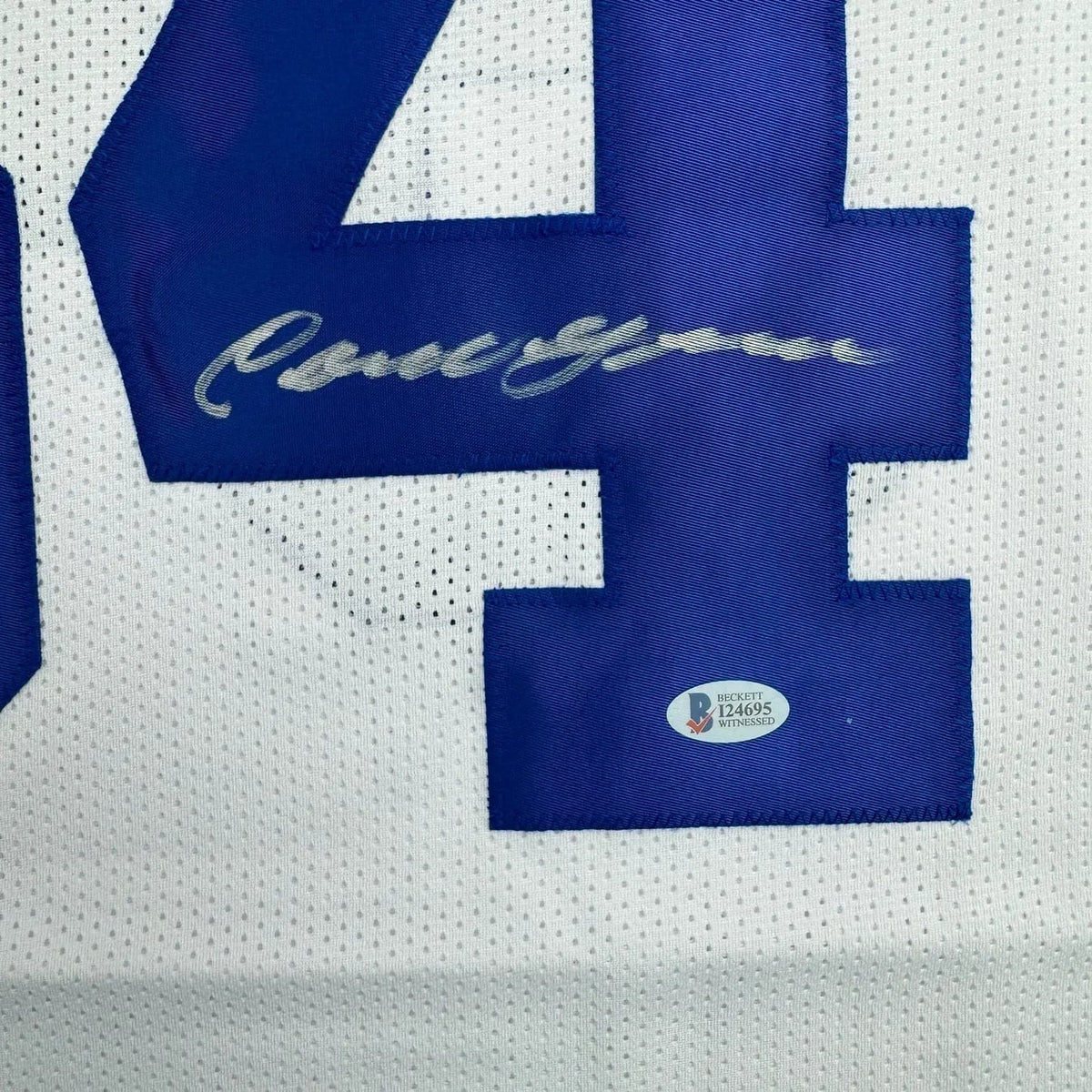 Framed Autographed/Signed Cornell Green 35x39 Dallas White Football Jersey Beckett BAS COA