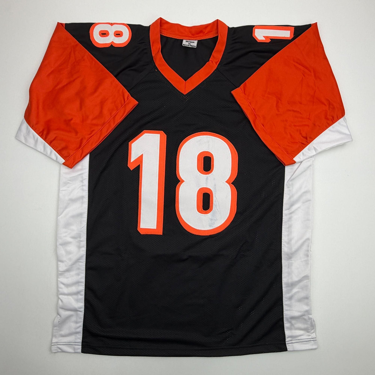 Autographed/Signed AJ Green Cincinnati Black Football Jersey Beckett BAS COA