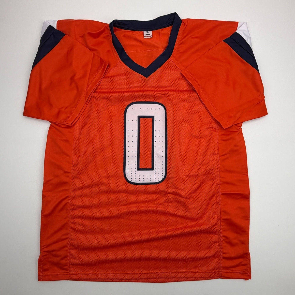 Autographed/Signed Jonathon Cooper Denver Current Orange Football Jersey JSA COA