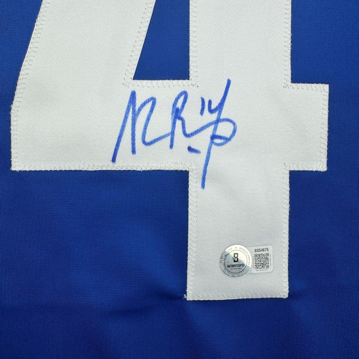 Framed Autographed/Signed Alexandre Alex Burrows 35x39 Vancouver Blue Hockey Jersey Beckett BAS COA