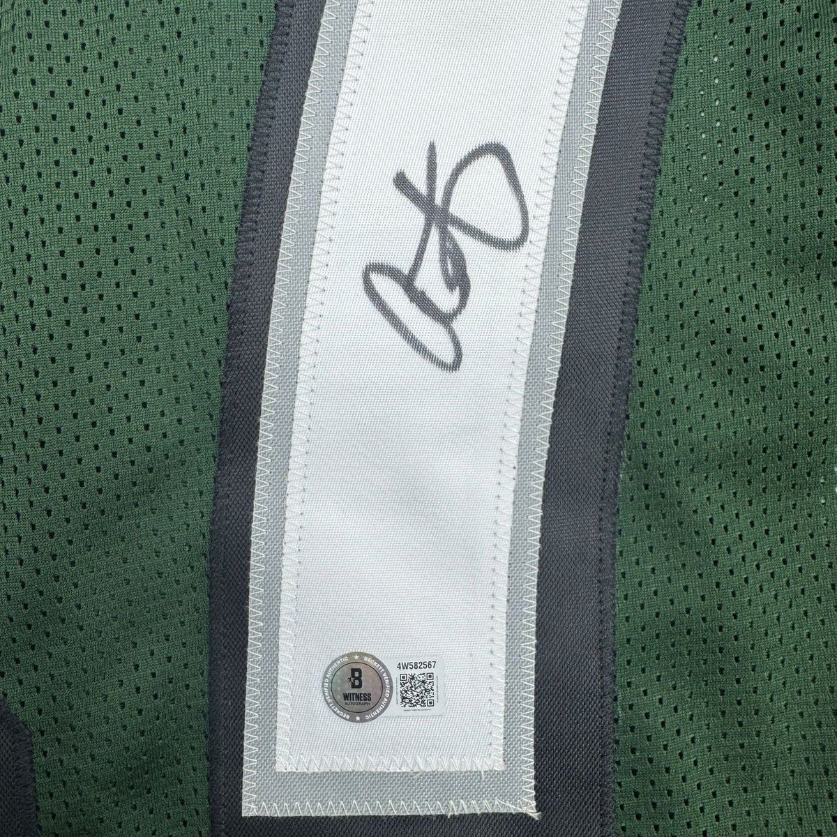 Framed Autographed/Signed Alshon Jeffery 35x39 Philadelphia Green Football Jersey Beckett BAS COA