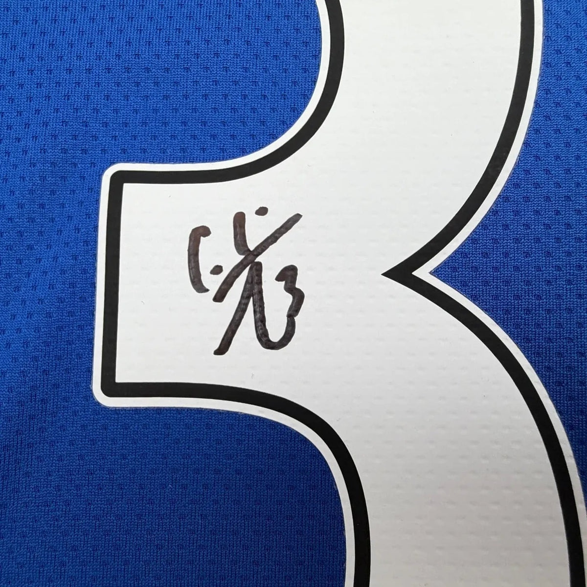 Framed Autographed/Signed Ashley Cole 35x39 Chelsea FC Blue Soccer Futbol Jersey Beckett BAS COA