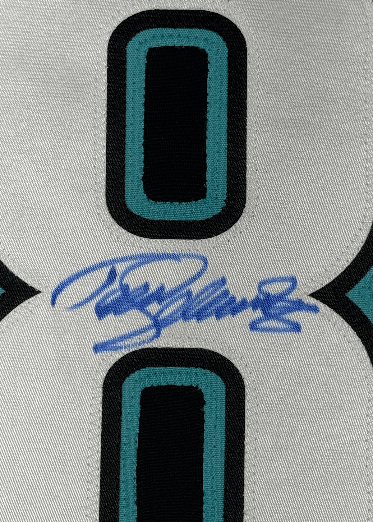 Framed Autographed/Signed Teemu Selanne 35x39 Anaheim Black Retro Hockey Jersey JSA COA