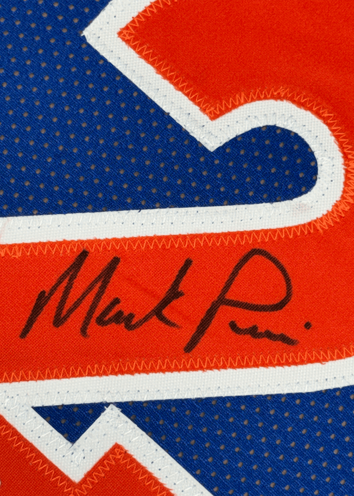 Framed Autographed/Signed Mark Price 35x39 Cleveland Blue Basketball Jersey PSA COA