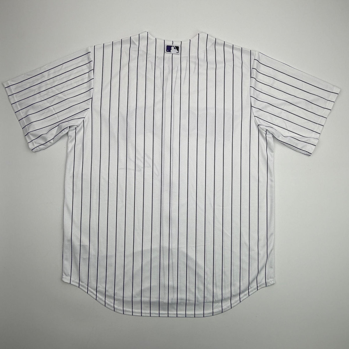 Autographed/Signed Charlie Condon Colorado Rockies Pinstripe Authentic Baseball Jersey Fanatics & MLB COA