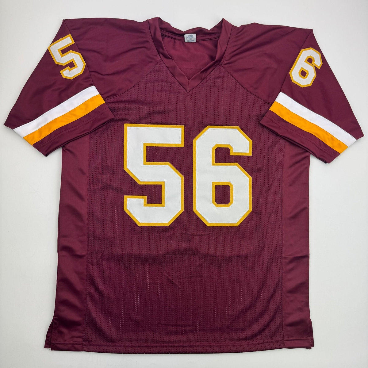 Autographed/Signed Lavar Arrington Washington Burgundy Football Jersey JSA COA