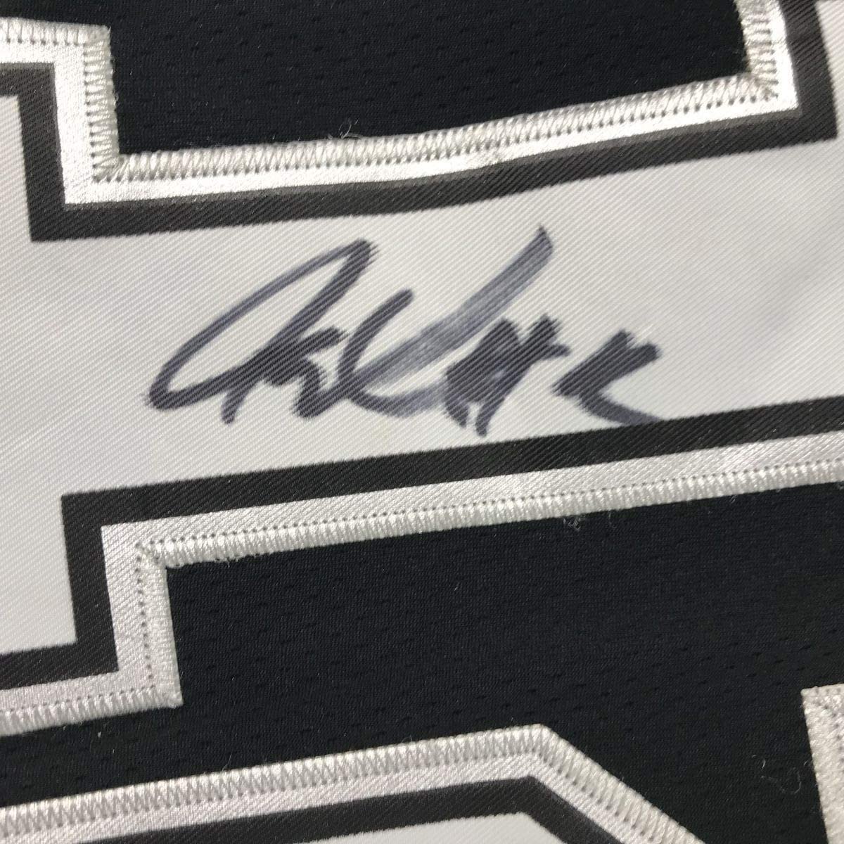 Framed Autographed/Signed LaMarcus Aldridge 33x42 San Antonio Black Basketball Jersey Beckett BAS COA