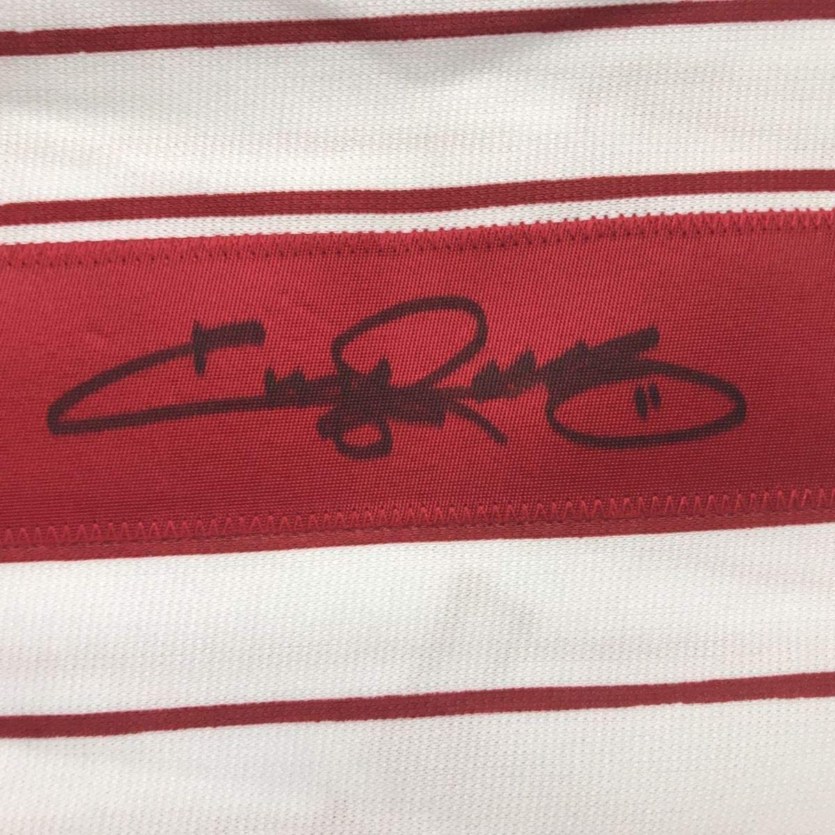 Framed Autographed/Signed Jimmy Rollins 33x42 Philadelphia Pinstripe Baseball Jersey Beckett BAS COA