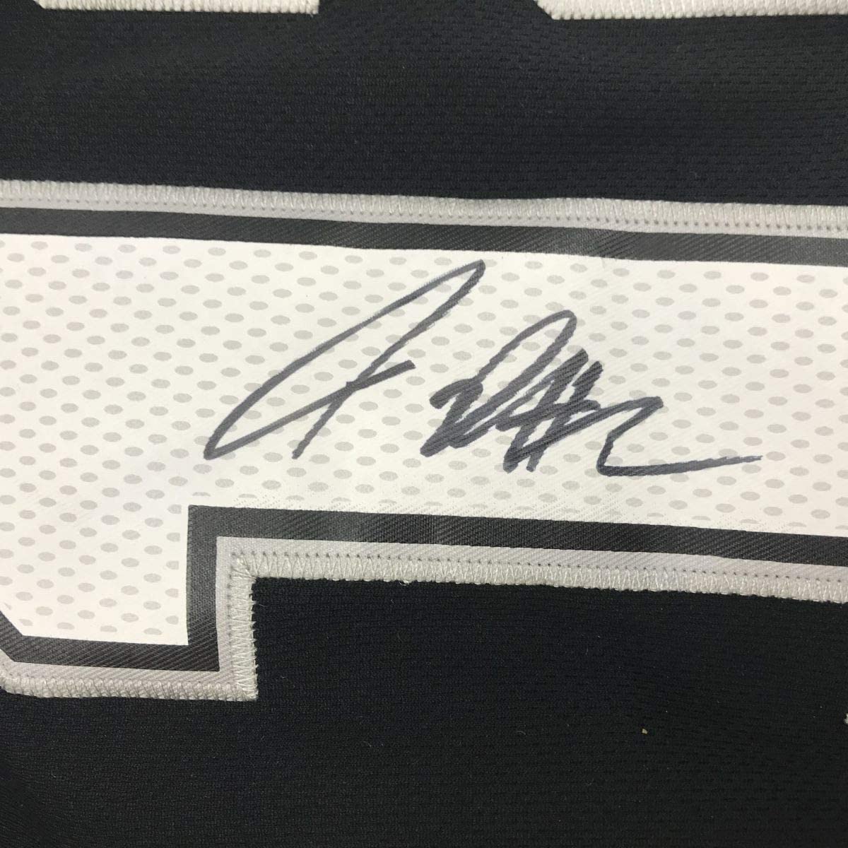 Framed Autographed/Signed LaMarcus Aldridge 33x42 San Antonio Black Basketball Jersey JSA COA