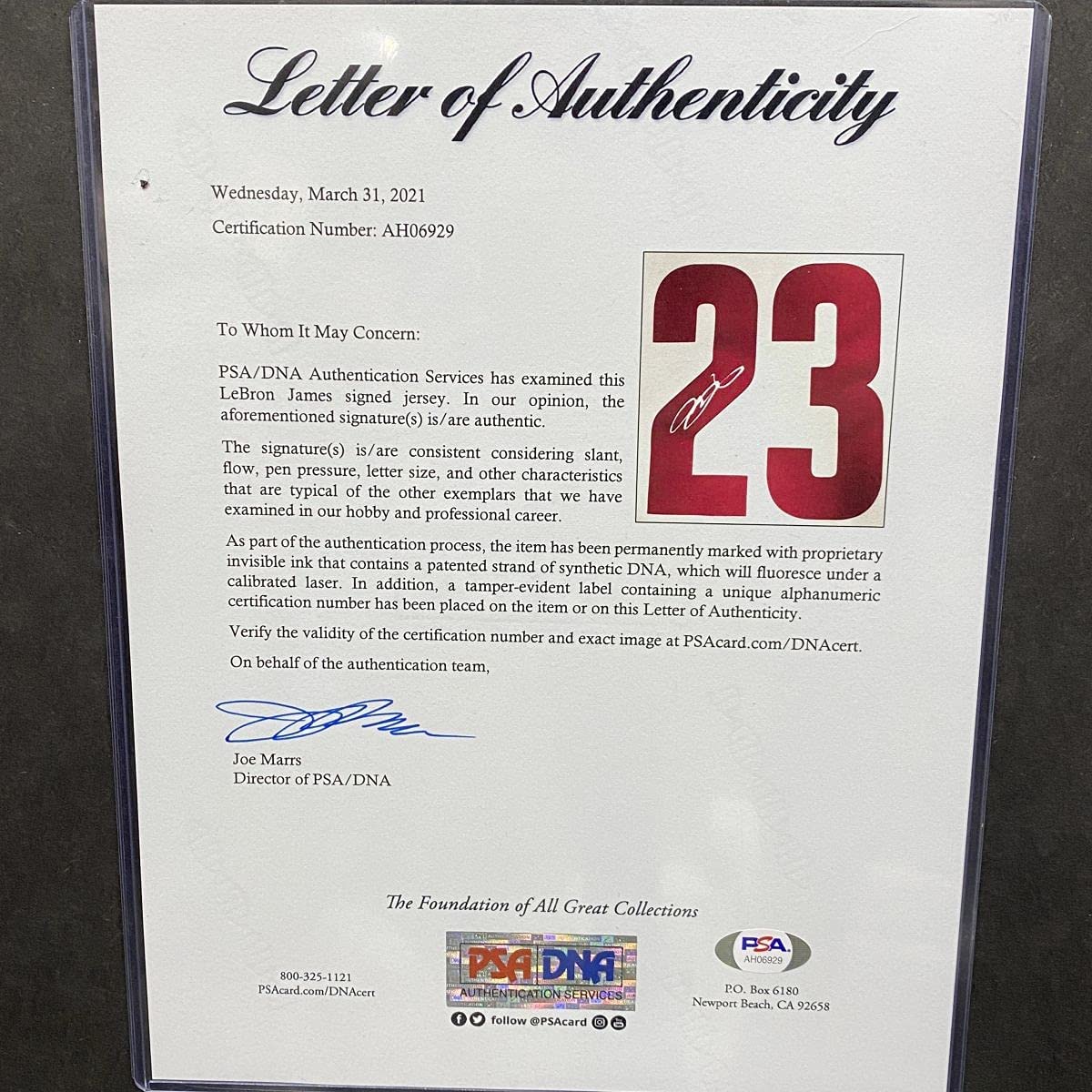 Framed Autographed/Signed LeBron James 33x42 Cleveland Cavaliers White Basketball Jersey PSA/DNA COA/LOA