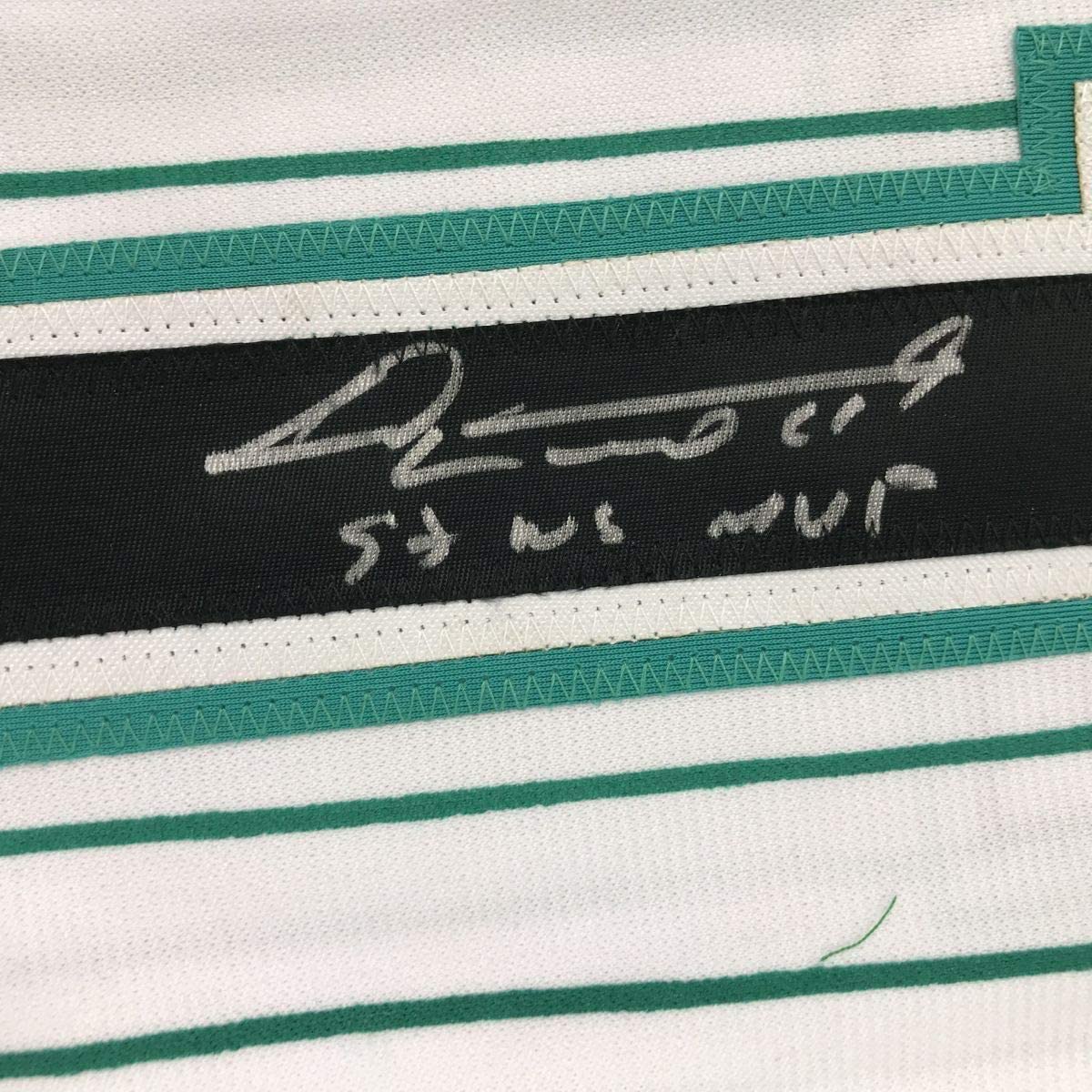 Framed Autographed/Signed Livan Hernandez 97 WS MVP 33x42 Florida Pinstripe Baseball Jersey PSA/DNA COA
