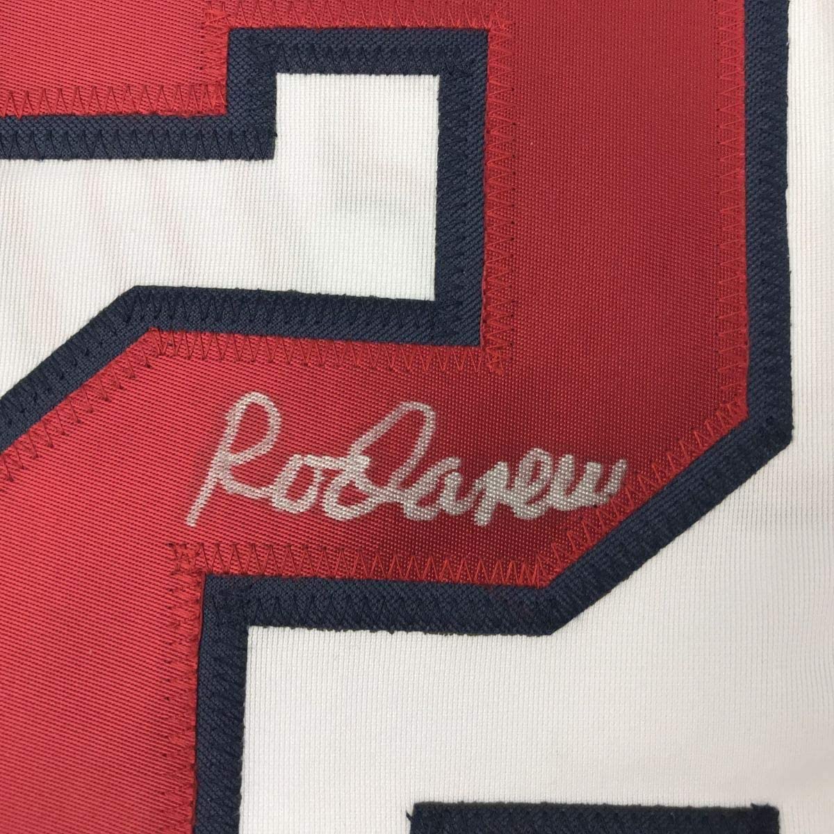 Framed Autographed/Signed Rod Carew 33x42 California White Baseball Jersey JSA COA