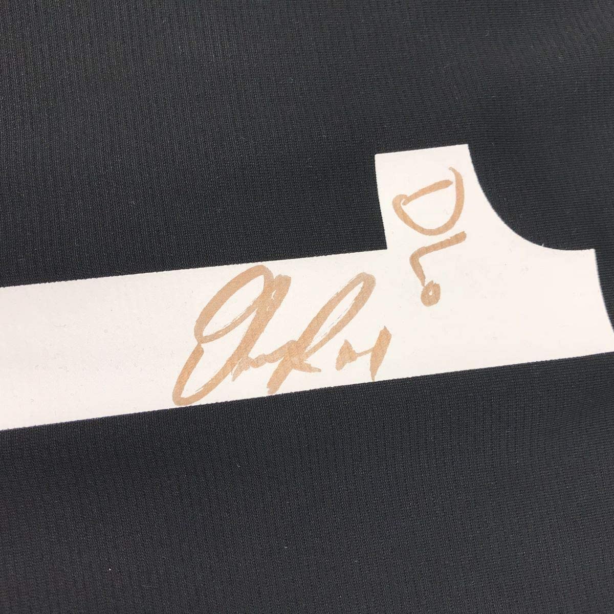 Framed Autographed/Signed D'Angelo Russell DLo 33x42 Brooklyn Black Basketball Jersey Athlete Holo COA