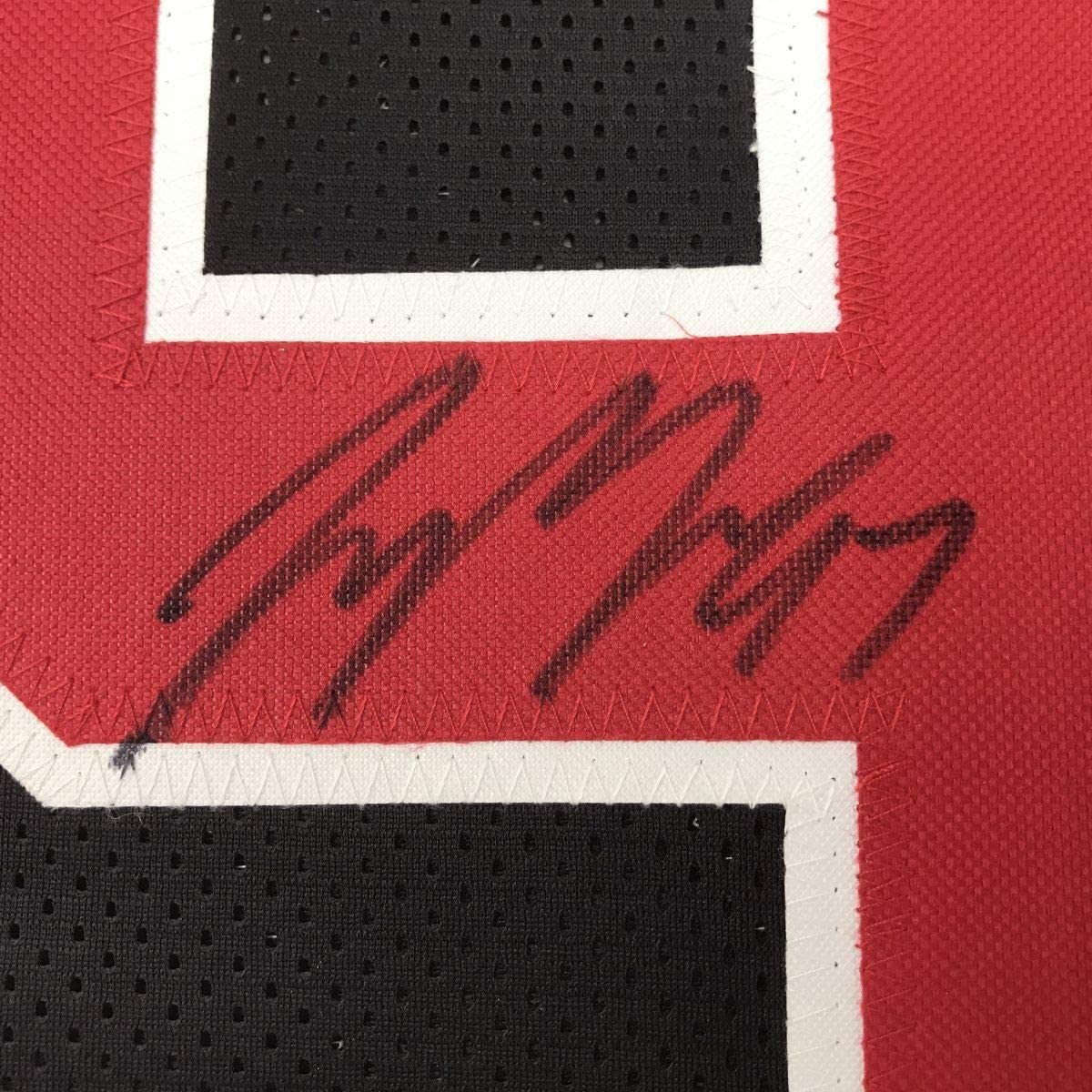 Framed Autographed/Signed Joey Bosa 33x42 Ohio State Black College Football Jersey JSA COA