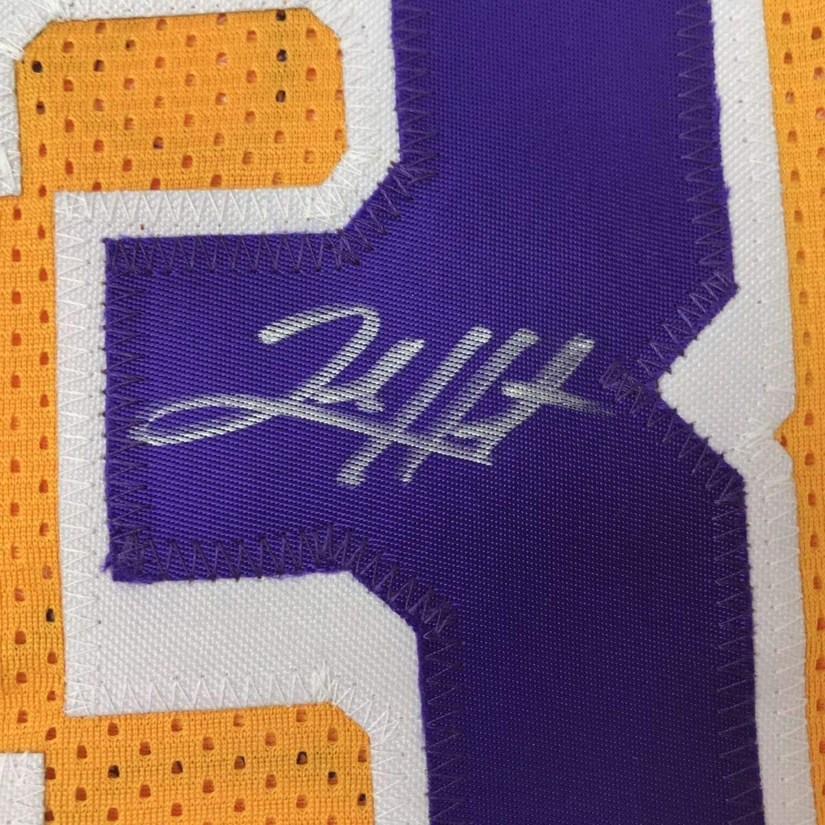 Framed Autographed/Signed Josh Hart 33x42 Los Angeles LA #3 Yellow Basketball Jersey JSA COA
