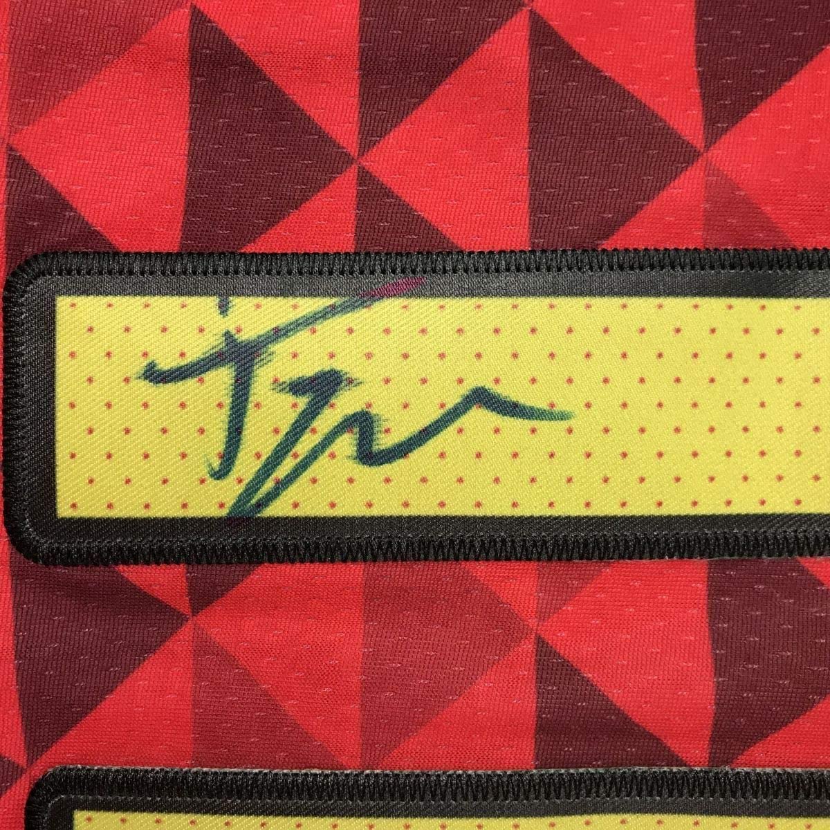 Framed Autographed/Signed Trae Young 33x42 Atlanta Red Basketball Jersey JSA COA