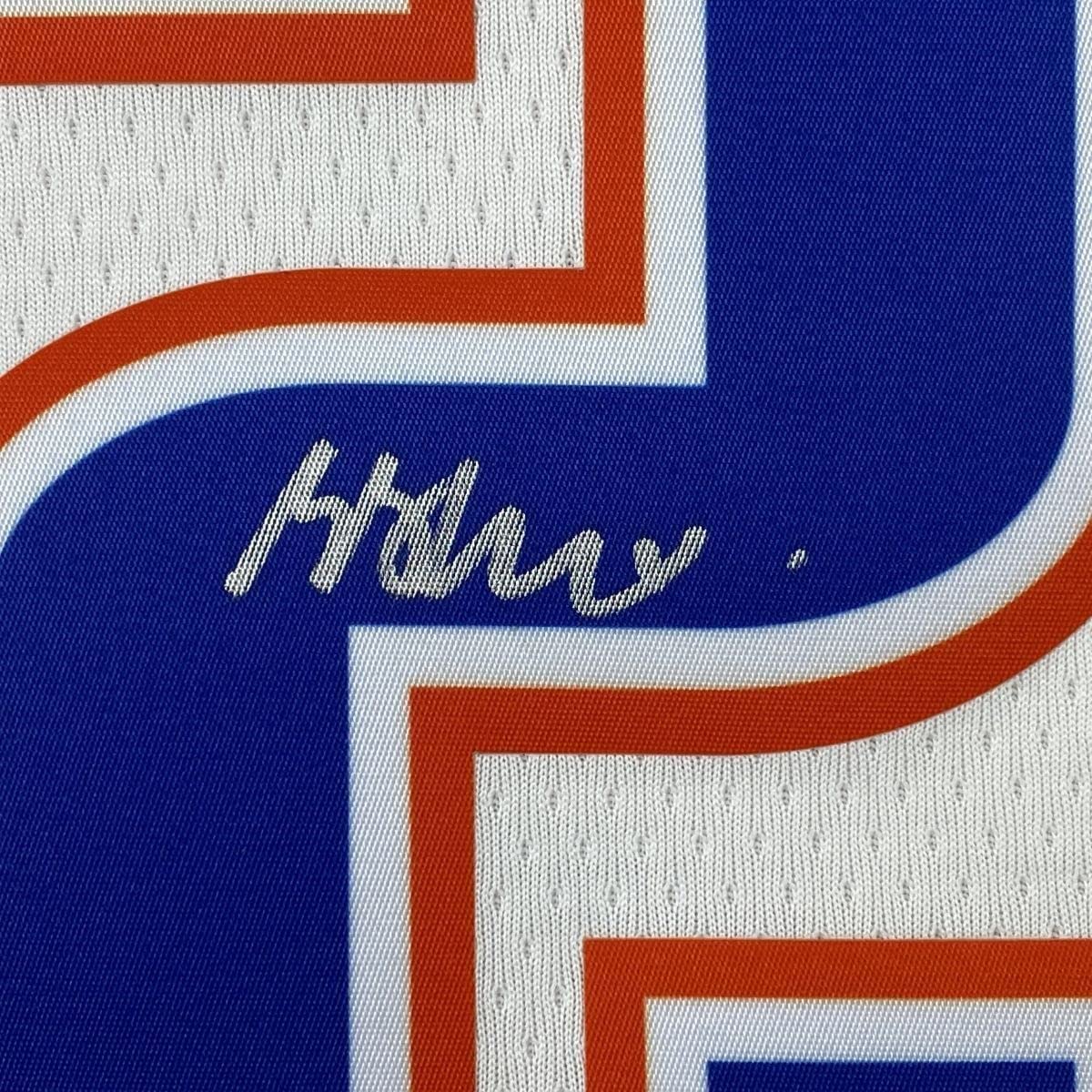 Framed Autographed/Signed Shai Gilgeous-Alexander 33x42 Oklahoma City Thunder White Basketball Jersey Fanatics COA
