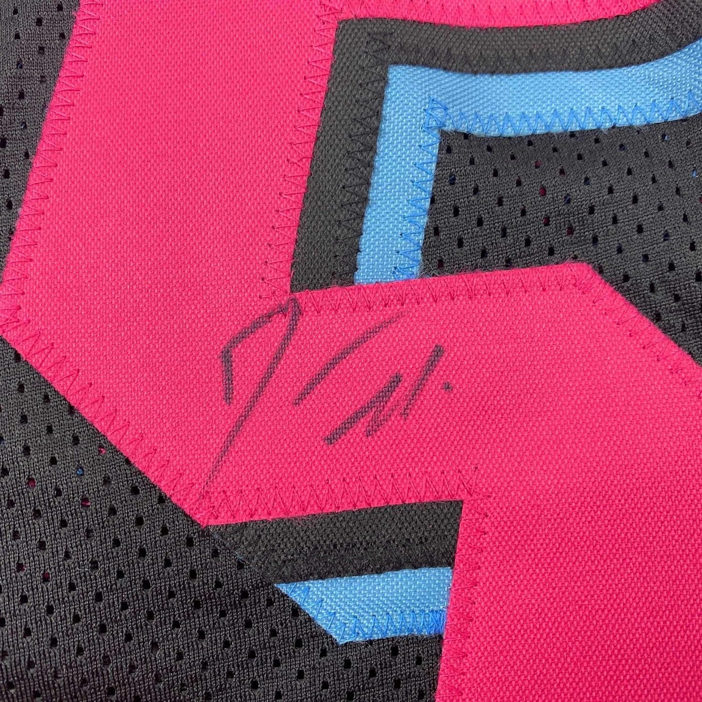 Framed Autographed/Signed Jason Williams 35x39 Miami Black Vice City Basketball Jersey Pristine PA COA
